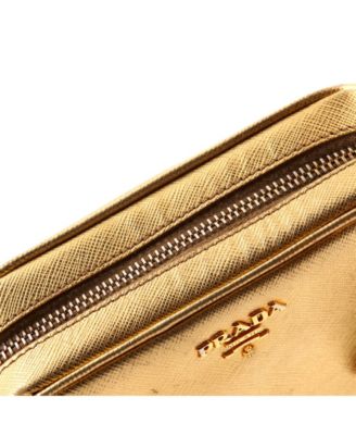 Mini Zip Crossbody Bag Saffiano Leather