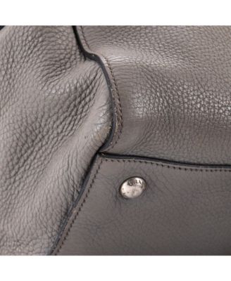 Large Cuir Frame Convertible Tote Vitello Daino