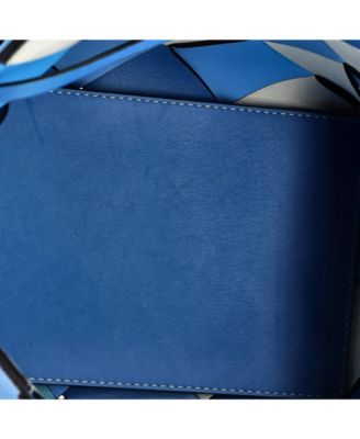 Small Woven Basket Bag Leather