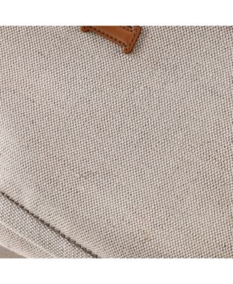 Large Logo Tote Linen Blend