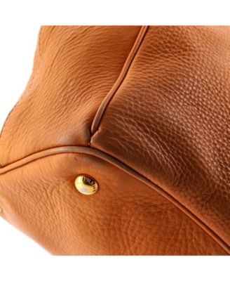 Large Convertible Shopper Tote Vitello Daino