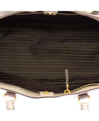 Large Lux Open Tote Saffiano Leather