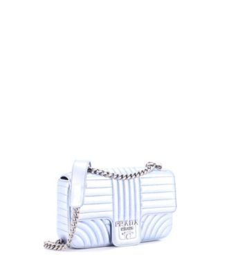 Medium Chain Flap Shoulder Bag Diagramme Quilted Leather