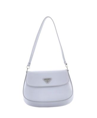 Small Cleo Flap Shoulder Bag Spazzolato Leather