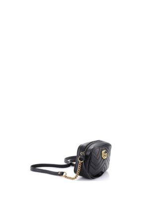 Mini GG Marmont Shoulder Bag Matelasse Leather
