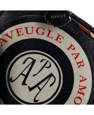 Night Courrier Pouch GG Coated Canvas with Applique