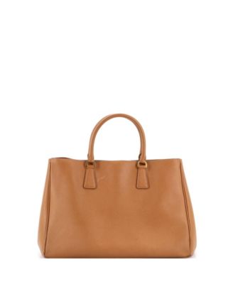 North South Lux Open Tote Saffiano Leather