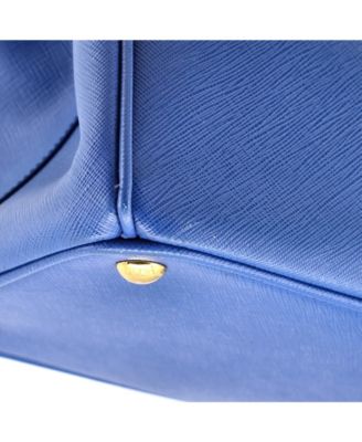 Medium Double Zip Lux Tote Saffiano Leather