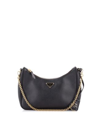 Small Re-Edition 2005 Shoulder Bag Saffiano Leather