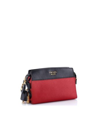 Small Esplanade Crossbody Bag Saffiano with City Calf