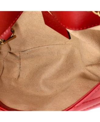 Super Mini GG Marmont Flap Bag Matelasse Leather