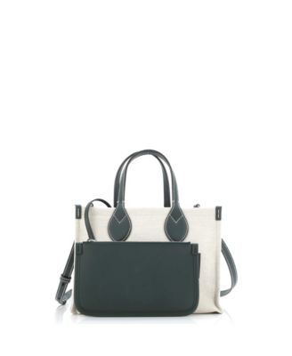 Small Logo Shopper Tote Printed Canvas