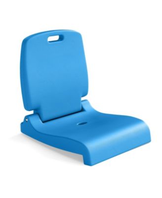 Foldable Outdoor Pool Chair with Handle and Back Support