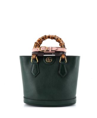 Small Diana Convertible Bucket Bag Leather