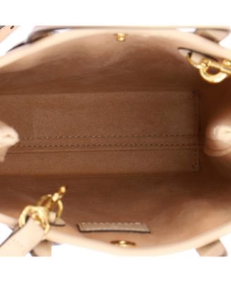 Mini Vertical Tote GG Embossed Leather