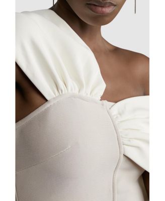 Women's Figure Form Asymmetric Knit Top