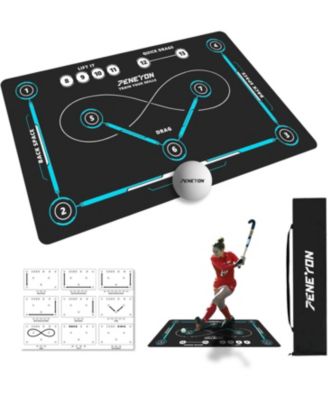 Hockey Training Mat | Indoor/Outdoor Field Hockey Equipment for All Ages,Anti-Slip and Quiet Surface,The for Hockey Training Enthusiasts
