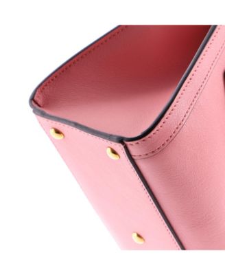 Mini Diana NM Bamboo Handle Tote Leather