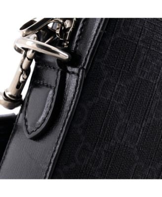 Small Interlocking G Patch Shoulder Bag GG Coated Canvas