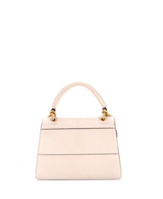 Small Queen Margaret Top Handle Bag Colorblock Leather
