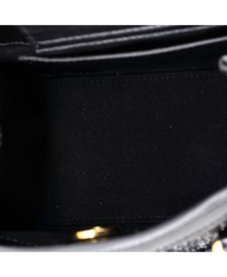 Mini Diana NM Bamboo Handle Tote Crystal Embellished GG Canvas