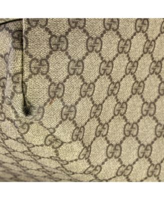 Large Plus Tote GG Coated Canvas with Leather