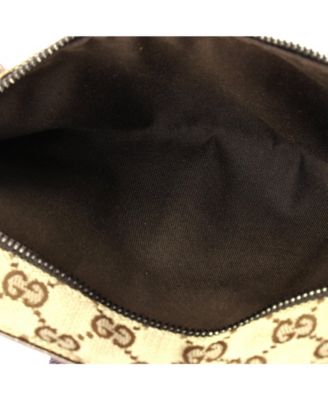 Vintage Double Belt Bag GG Canvas with Leather