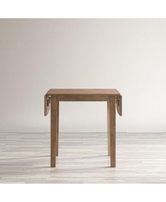 Eastern Tides Coastal Wire-Brushed Wood Three Piece Cross-Back Dining Set