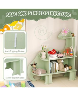 3 Tier Dinosaur Kids Bookshelf for Children Bedroom
