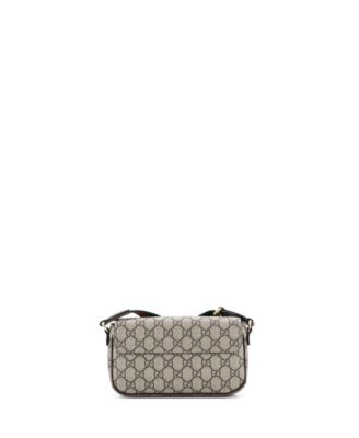 Mini Ophidia Envelope Flap Shoulder Bag GG Coated Canvas