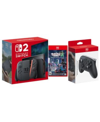 Switch 2 Console with Pokemon Legends Z-A and Pro Controller Bundle