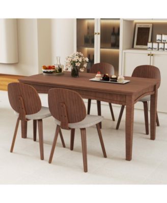Bentwood Dining Chairs Set of Two with Padded Seats