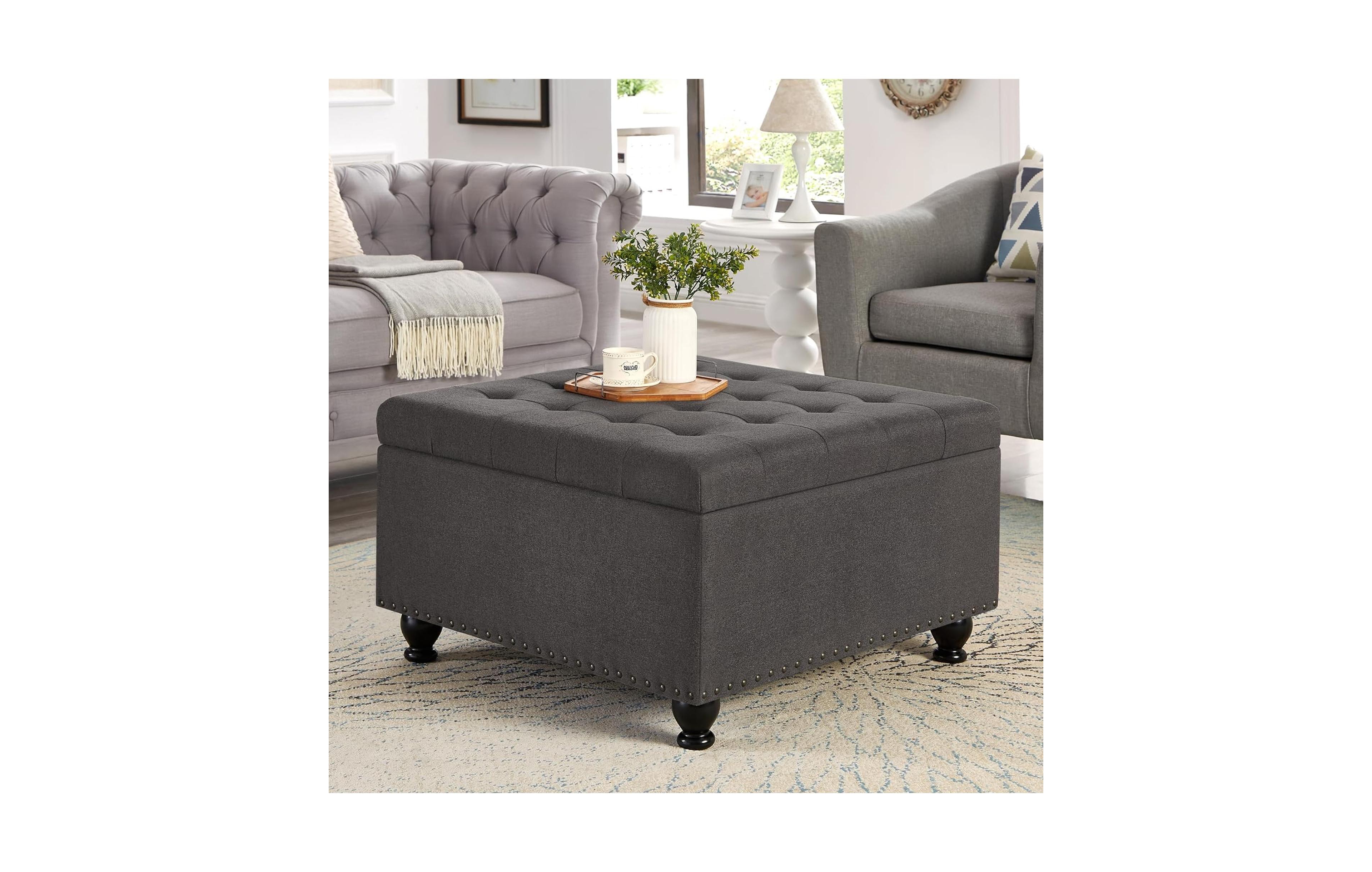 Rainsken Square Storage Ottoman