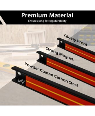 18 Inch Magnetic Tool Holder Strip with Mounting Screws