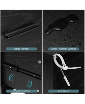 Two Drawer Lateral File Cabinet with Adjustable Hanging Bars