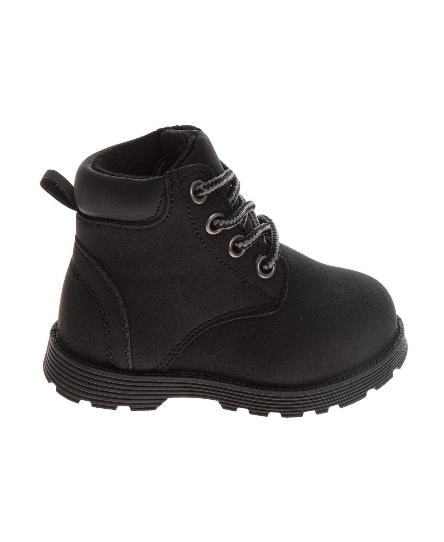 Ботинки Josmo Construction Boots Durable для девочек-малышей, цвет: Чёрный — фото 2