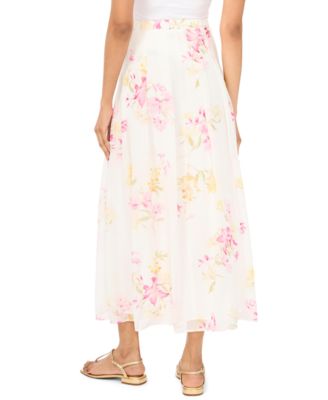 Women's Tiered Smocked-Waist Skirt