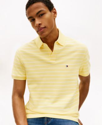 Men's Cotton Classic Fit 1985 Striped Polo Shirts