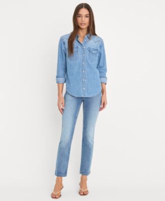 Women's Dolly Slim-Fit Long-Sleeve Denim Shirt