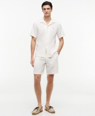 Men's Dover 8" Linen-Blend Shorts