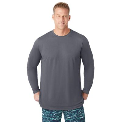 Big & Tall Long Sleeve Swim Top
