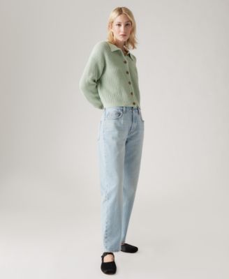 Women's Mid-Rise Straight-Fit Jeans