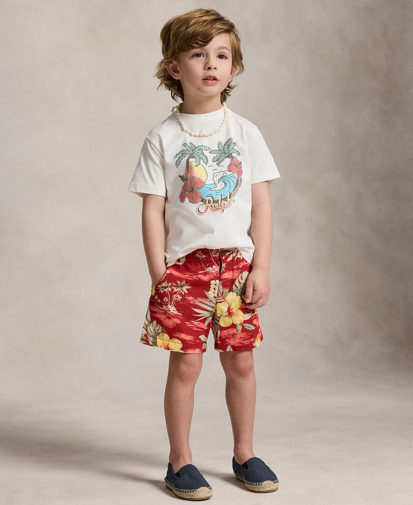 Футболка Polo Ralph Lauren Short-Sleeve Jersey Graphic T-Shirt для мальчиков, цвет: Белый — фото 2
