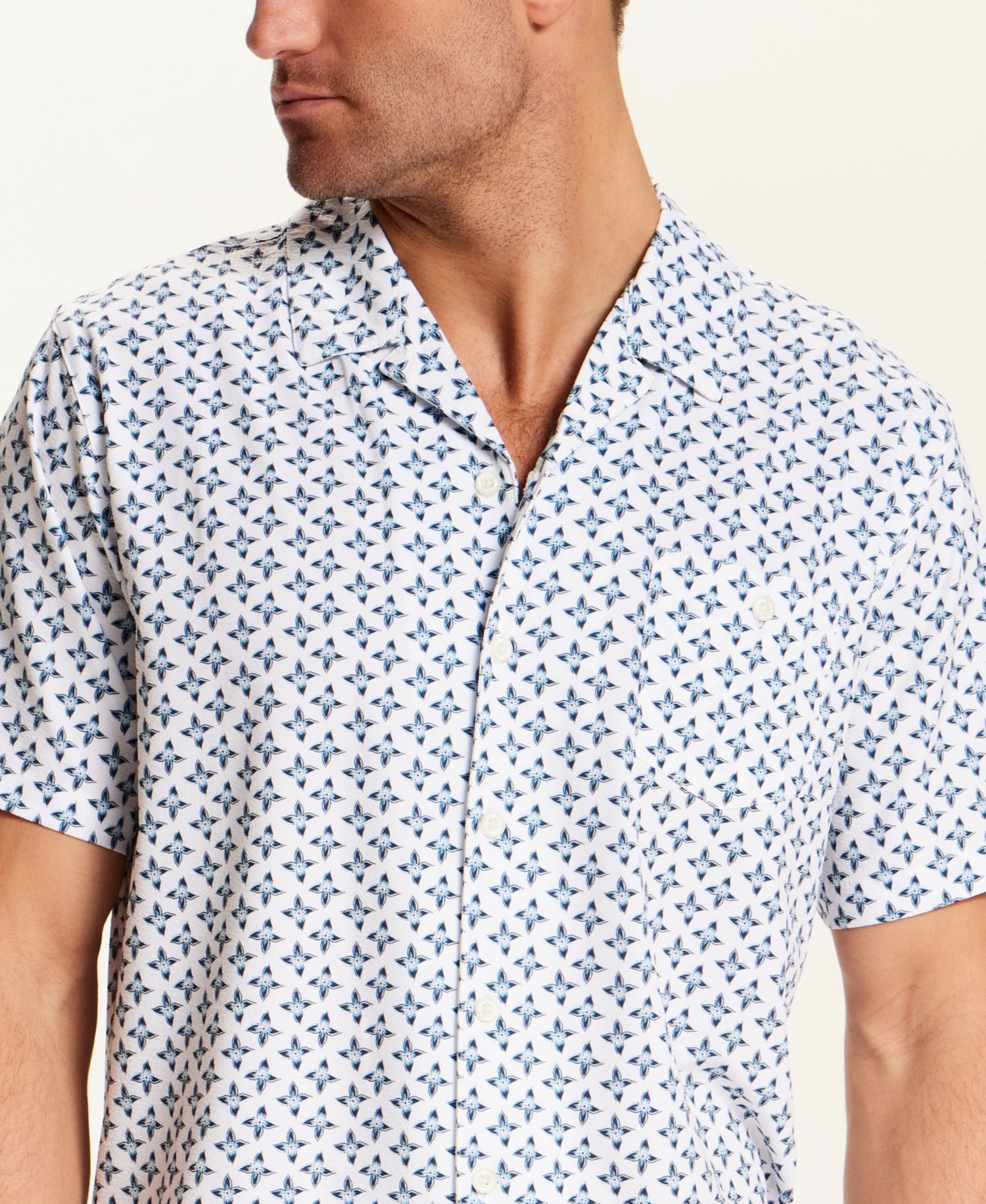 Men's Short-Sleeve Print Shirt
