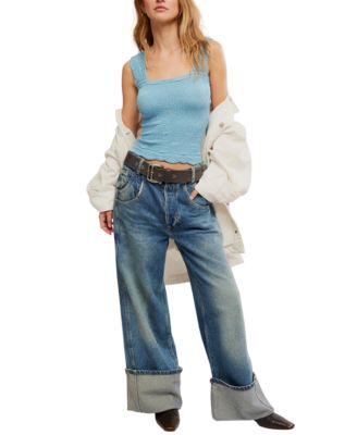 Women's Love Letter Jacquard Camisole Top