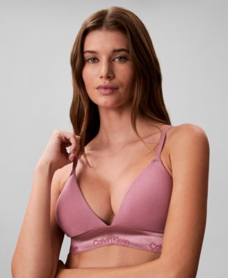 Women's Icon Cotton Modal Lightly Lined Triangle Bralette QF8825