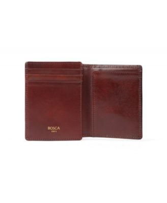 Men's Old Leather Front Pocket ID Wallet