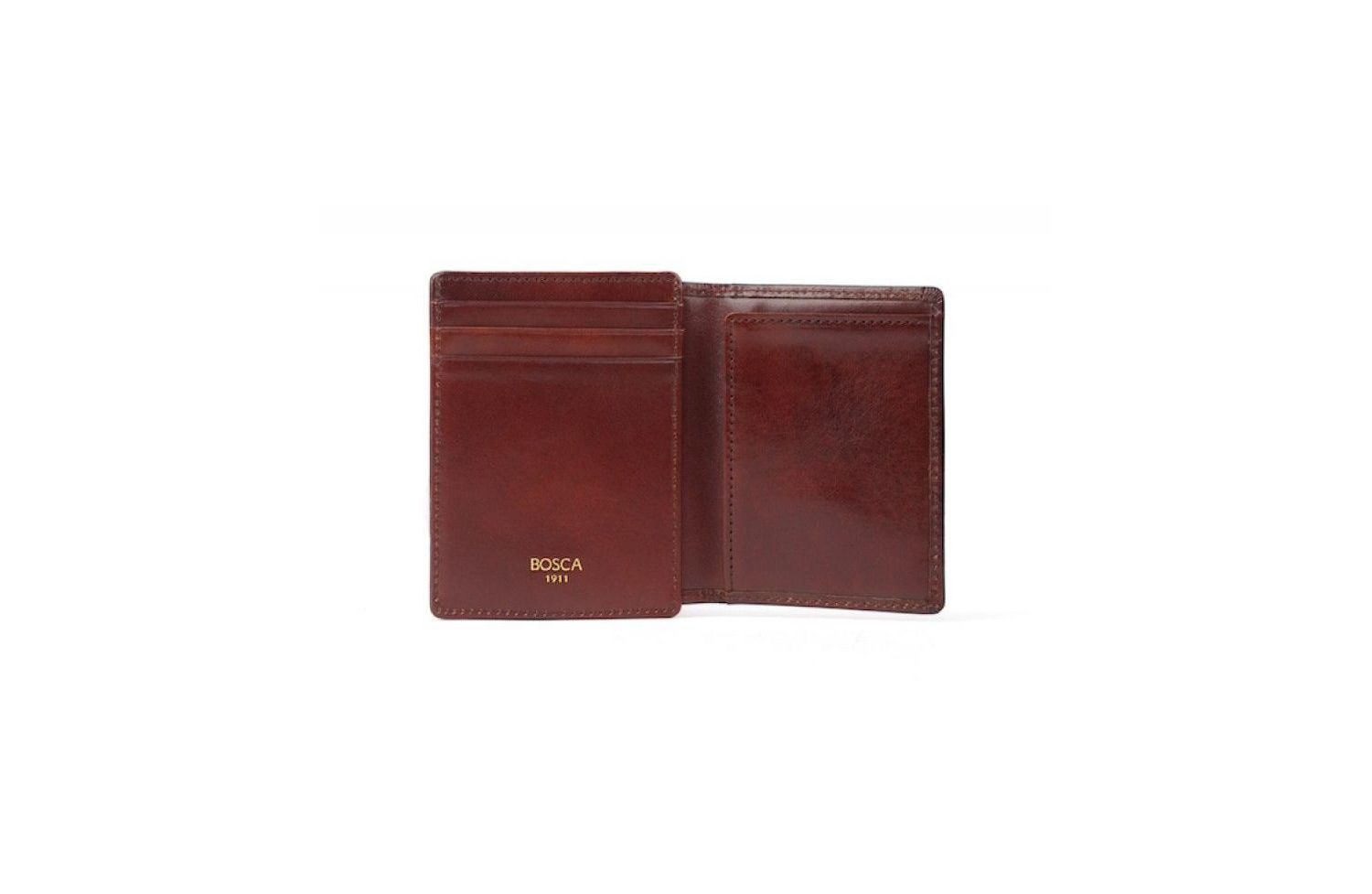 Men's Old Leather Front Pocket ID Wallet