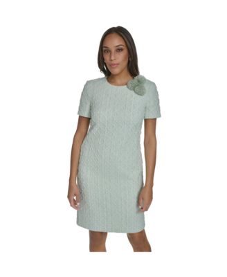 Women's Pom Pom Textured Dress