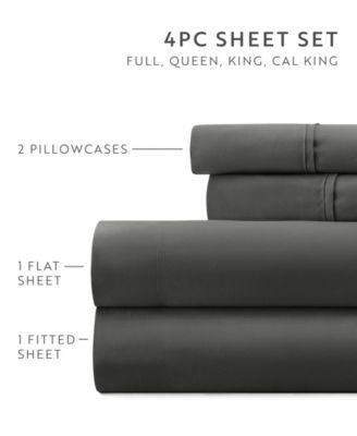 Style Simplified 4-Pc. Sheet Set, Full